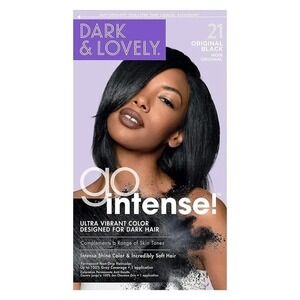 Dark &Lovely Relax and Color Same Day 21 Haircolor, ORIGINAL BLACK